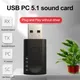 4 in 1 USB Bluetooth 5.1 Adapter Wireless Audio Receiver Transmitter USB External Sound Card 3.5