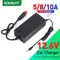 12.6V 5A 8A 10A Car Lithium ion Battery Charger 12V Lithium constant voltage constant current for