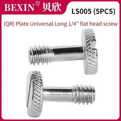 1/4 Screw DSLR Camera Mount Quick Release Plate Long Screw Adapter 20-thread Iron Screw For The Camera Quick Shot Plate
