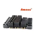 20pair Amass XT60 XT60H Black Bullet Connector Plug Upgrated XT60 Plug Sheath Female & Male Black