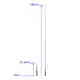 Telescopic Extendable Long Range SMA-Male Antenna for Handheld GPS Garmin- 220 320 430 900 50 100