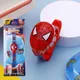 Spider Luminous Cartoon Children's Watch Boys Colorful Flash Light with Music Super Hero Kids Watch