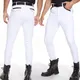 New Arrival Noble White Men Horse Riding Legging Equitacion Breeches Breathable Mens Equestrian