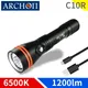 ARCHON C10R Diving Flashlight USB Charging Dive Torch 1200 lumen CREE LED chip Underwater Light 100m