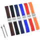 20mm 22mm Quick Release Silicone Watch Bands For Samsung Active 43mm 47mm for Fossil Watch Strap