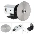 24V 555 Motor Table Circular Saw Kit with Ball Bearing Mounting Bracket and 60mm Saw Blade for