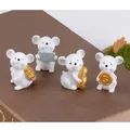 Style 1 Lucky Yellow Money Fortune Cartoon Mouse Ornaments Rich Mice Small Statue Little Figurine