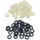100 Pieces Trumpet Felt Washers Pad Cushion Brass Instrument Replacement