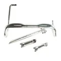 Ardently Aluminium Bicycle TT Bar Bicycle Bullhorn Handlebar Fixed Gear Bike Drop Bar 31.8mm