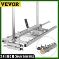 VEVOR 14" to 24" Chainsaw Mill Planking Milling Guide Bar Wood Lumber Cutting Portable Sawmill