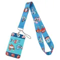 P4023 Dongmanli Anime Lanyards Id Badge Holder Keychain ID Card Pass Gym Mobile Badge Holder Key