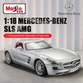 Maisto 1:18 Mercedes-Benz SLS AMG Alloy Classic Luxury Car Die Casting Model Toy Collection Gift