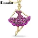 Ballet Ballerina Dancer Girl Souvenir Gift Keychain Exquisite HandBag Pendant For Car Keyring Holder