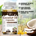 Coconut Oil Capsules Promotes Healthy Hair Skin & Nails Made with Organic Coconut Oil