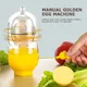 Hand Powered Golden Egg Maker Inside Mixer Kitchen Cooking Gadget Portable Egg Cooker Tool Egg