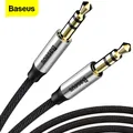 Baseus 3.5mm Jack Audio Cable Jack 3.5 mm Male to Male Audio Aux Cable For Samsung S10 Car Headphone