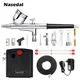 Nasedal NT-19 Dual-Action Airbrush Compressor Kit 0.3mm Airbrush Spray Gun for Nail Airbrush Model