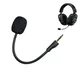 3.5mm Microphone for Logitech G Pro X Gaming Headphone Headsets Microphone with Black Foam Cover