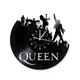 Queen Rock Band Wall Clock Modern Design Music Theme Classic Vinyl Record Clocks Wall Watch Art Home