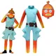 Halloween Fish Stick Costume For Teen Boy Girl Jumpsuit Cloth Christmas Kid Mask+Playsuit Pelele