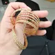 Baby Child Bangles Ethiopian Indian Bracelet 4-12years Old Gold Color Bracelet Bangles African Ball