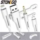 STONEGO 2 in 1 Charging Cable Protector Phones Cable holder Cover cable winder clip USB Charger Cord