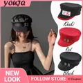 INS New Brand Designer Spring Summer Caps Women Diamond Letter Stain Newsboy Cap Baker Boy Beret