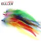 Elllv 2pcs Colorful #2/0 Saltwater Streamer Fly Big Game Tube Flies Steelhead Salmon Bass Pike