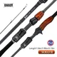 Kingdom Solo II Fishing Rods FUJI Ring 1.8/1.98/2.13m Fast Spinning Rod L/ML/M/MH Power Wooden