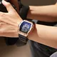 New Men's Watch Fashion Automatic Quartz Watch Waterproof Watch Sport Men's Silicone Watch Band