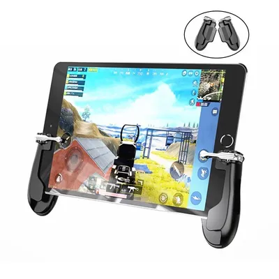 For Ipad Tablet Capacitance L1R1 Fire Aim Button Triggers Gamepad Joystick, COD PUBG Trigger