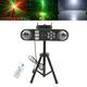 Disco DJ Lights with Stand 4IN1 Effect Laser Projector Lights Remote Control 80W Magic Ball Pattern