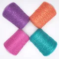 500g Mohair Yarn Sequin Blended Yarn Soft Knit Hand Crochet Yarns Plush Thread40 Colors