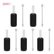 ATOMUS 5PCS/Set Tattoo Grip Silicone Grips Makeup Beauty Tools Tattoo Supplies Tubes Tips Black