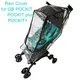 1:1 Tailor-made Baby Stroller Accessories Raincoat Rain Cover for gb Pockit gb Pockit Plus gb