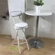 Foldable Bar Chairs Modern Simple Bar Stool for Home Cash Register Portable High Chair with Backrest