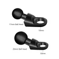 1" Ball Head Adapter Mount Motorcycle Rearview Mirror Holder Mounts Fixed Ball Base 10mm and 1" Ball