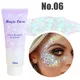 Face Body Glitter Gel 6 Color Face Body Glitter Sequins Gel Set Long Lasting Sparkling Hair Nails