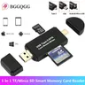 5 In 1 USB C Card Reader SD Card Reader USB 2.0 TF/Mirco SD Smart Memory Card Reader Type C OTG