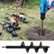 9 Size Garden Auger Drill Bit Tool Ground Drill Earth Drill Spiral Hole Digger Flower Planter Seed