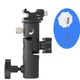 Swivel Flash Hot Shoe Umbrella Holder Mount Adapter for Studio Light Type E Stand Bracket Photo