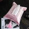 Tissue Box Embroidered Tissue Bag Set for Household Bedroom Velvet Paper Drawer Storage Box for Car
