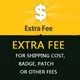 BSIDE U56A1-323 Extra Fee for Re-payment Re-credit Shipping Cost Badge Patch or Other Fees