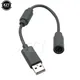 USB Breakaway Extension Cable To PC Converter Adapter Cord For Microsoft Xbox 360 Wired Controller
