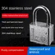 30/40/50/60MM Stainless Steel Heavy Duty Key Lock Security Padlock Steel Same Key Open Lock