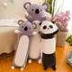 50-130cm Giant Panda Plush Toy Cylidrical Animal Bolster Pillow Koala Stuffed Plushie Children