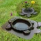 Turtle Shape Plastic Path Mold Concrete Cement Stepping Stone Mould Paving Road Making Tool Garden