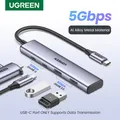 UGREEN USB C Hub 4 Ports USB C to USB Hub with 2 USB-C and 2 USB-A 5Gbps Data Port Aluminium Type C