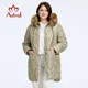 Astrid Women's Winter Jacket 2023 Plus Size Women Parka Long Down Jackets Hooded Diamond Quilted