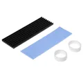 Pure Aluminum Cooling Heatsink Thermal Pad For N80 NVME M.2 2280 PCI-E SSD U4LD